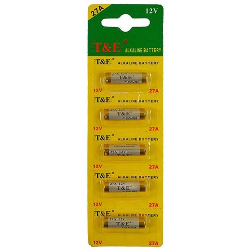 27A Alkaline Battery, 5 Pack Auto Accessories