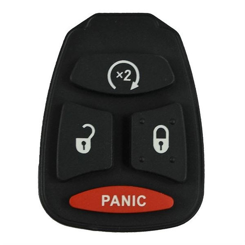 Mopar KOBDT04A Replacement 4 Button Pad with Remote Start Keys & Remotes
