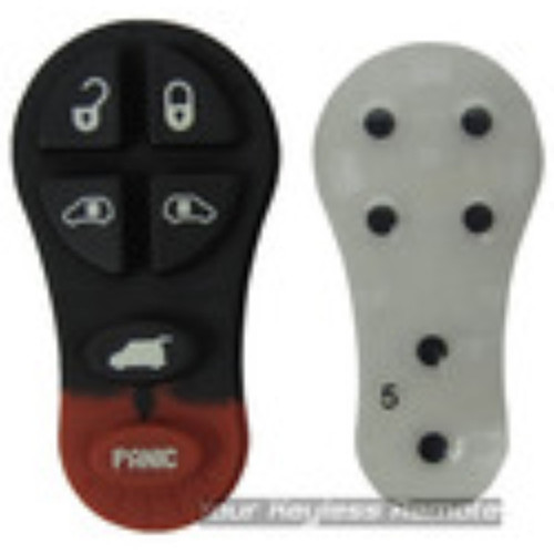 Mopar Replacement 6 Button Pad Keys & Remotes