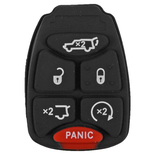 Mopar OHT692427AA/M3N5WY72XX Replacement 6 Button Pad with Hatch & Glass Release Shells
