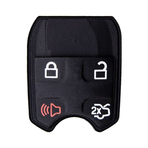 Ford/Lincoln new style remote head key replacement 4 button pad with trunk release