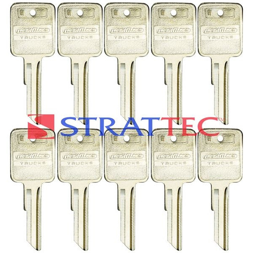 Strattec STRATTEC 322311 Mechanical Key, Pack of 10 Keys & Remotes