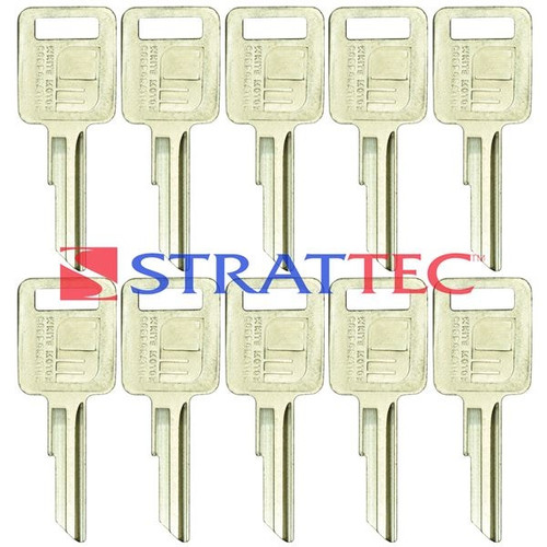 Strattec STRATTEC 320886 Mechanical Key, Pack of 10 OEM Hidden