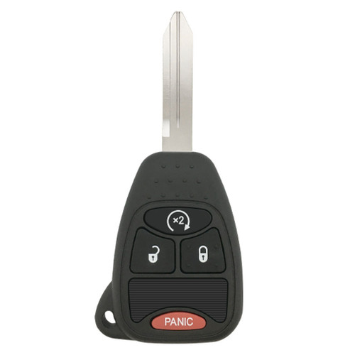 Jeep Mopar 4 Button Remote Head Key Replacement Case with Remote Start Shells