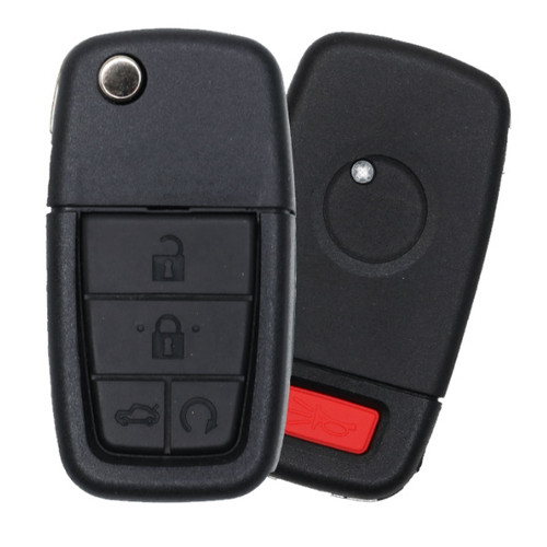 Pontiac 5 Button Flip Key Shell OUC6000083, 92237316 - Aftermarket