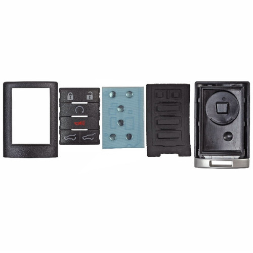 Cadillac 6 Button Remote Case Shells