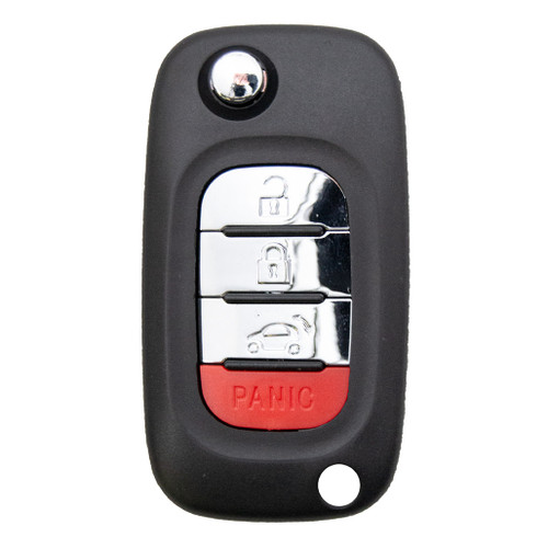 Smart 4 Button Flip Key Case Shells