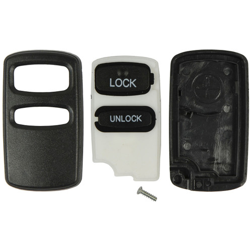 Mitsubishi 2 Button Remote Case and Pad Replacement E4EG8D-522M-A, OUCG8D-525M-A - Aftermarket
