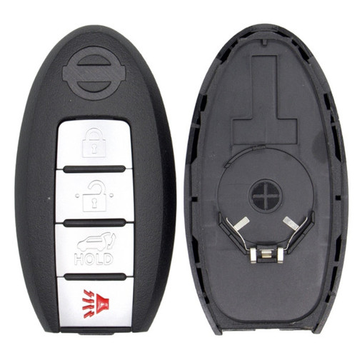 Nissan/Infiniti 4 Button Smart Key Case with Transponder Insert Keys & Remotes