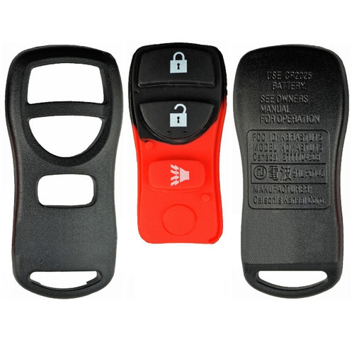 3 Button Remote Shell for Nissan Infiniti KBRASTU15 166919
