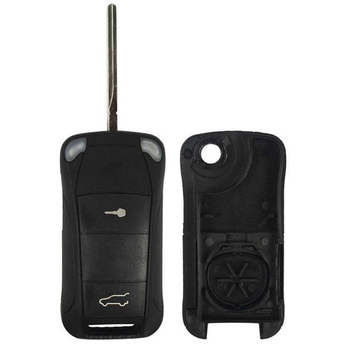 Porsche 3 Button Flip Key Shell Replacement Shells