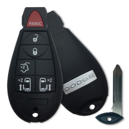 Dodge 6 Button Fobik Non Proximity Remote IYZ-C01C, 56046705AG, 433 MHz - New OEM