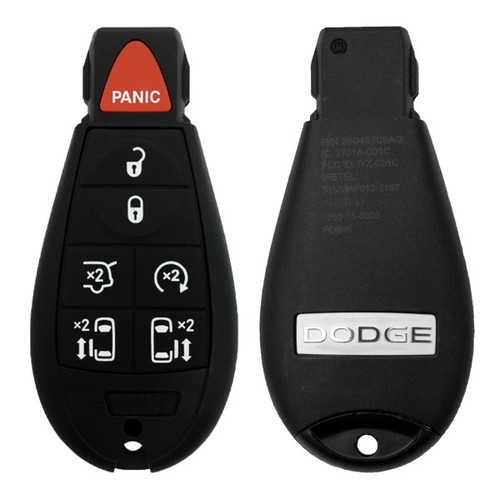 Dodge 7 Button Fobik Smart Key IYZ-C01C, 56046708, 433 MHz - New, OEM