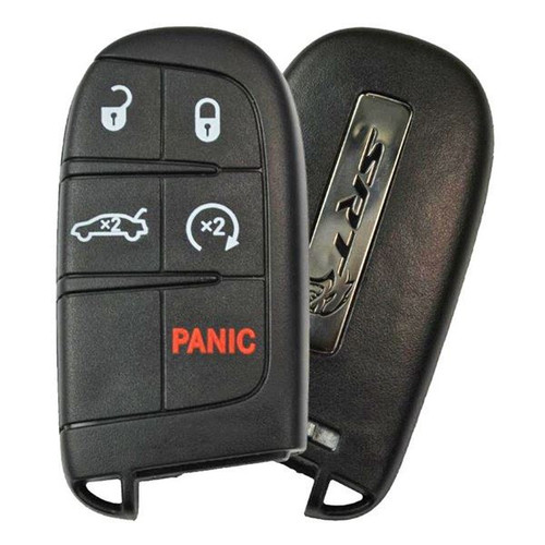 Dodge 5-Button Smart Key M3N-40821302 057076676AH 433 MHz, Refurbished Grade A Proximity Keys