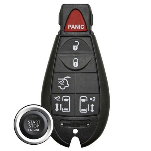 Chrysler 6-Button Smart Key IYZ-C01C 68070394AJ 433 MHz, Refurbished Grade A Shop Automotive