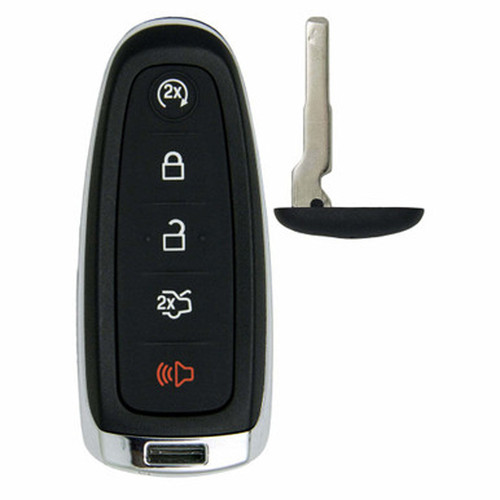 Ford 5 Button Smart Key M3N5WY8609, 164-R8092, 315 MHz with 164-R8022 Insert - Refurbished, Recase