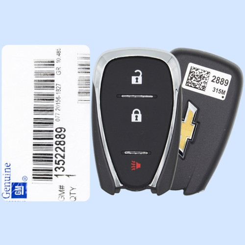 Chevrolet 3-Button Smart Key HYQ4AS 13522889 315 MHz, New OEM Proximity Keys