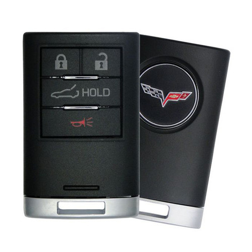 Chevlolet Corvette 4-Button Smart Key G09C04EEC4P 22779879 433 MHz, Refurbished Grade A Proximity Keys
