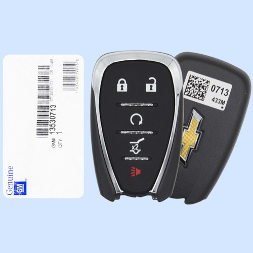 Chevrolet 5-Button Smart Key HYQ4ES 13530713 433 MHz, New OEM Shop Automotive