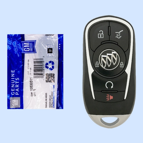 Buick 5-Button Smart Key HYQ1EA 13530511 433 MHz, New OEM Keys & Remotes
