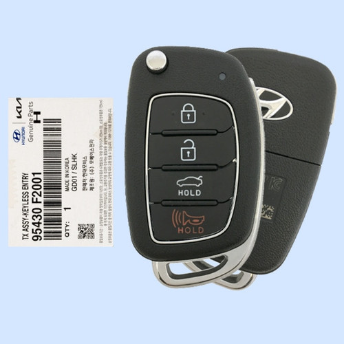 Hyundai 4 Button Remote Head Key OKA-NO38 - New OEM