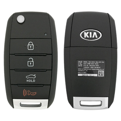 Hyundai/Kia/Genesis 4 Button Remote Head Key OSLOKA-870T - New OEM Keys & Remotes