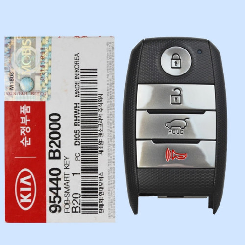 Kia 4-Button Smart Key CQOFN00100 95440-B2000 433 MHz, New OEM Shop Automotive