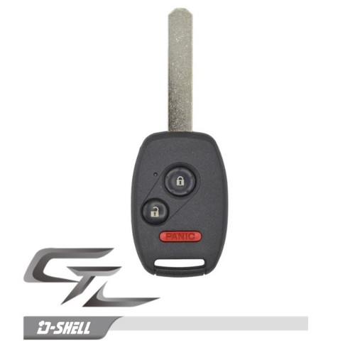 Honda 3 Button Remote Head Key OUCG8D-380H-A, IN DURASHELL - Refurbished, Recase in Durashell 171885