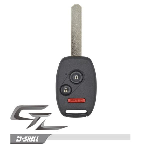 Honda 3 Button Remote Head Key OUCG8D-380H-A, IN DURASHELL - Refurbished, Recase in Durashell 171886