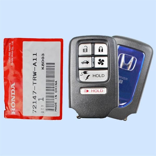 Honda 6-Button Smart Key KR5V2X 72147-TRW-A11 433 MHz, New OEM Proximity Keys