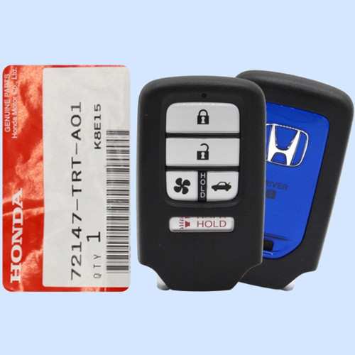 Honda 5-Button Smart Key KR5V2X 72147-TRT-A01 433 MHz, New OEM Shop Automotive