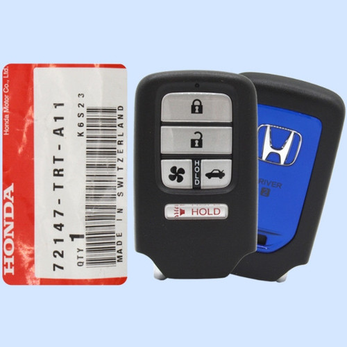 Honda 5-Button Smart Key KR5V2X 72147-TRT-A11 433 MHz, New OEM Shop Automotive