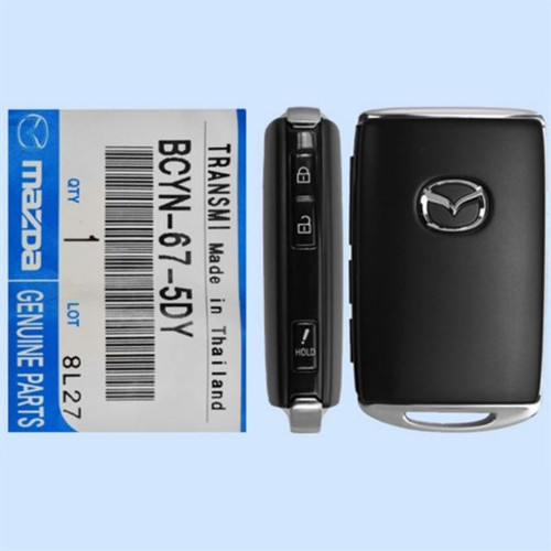 Mazda 3-Button Smart Key WAZSKE11D01 BCYN-67-5DY 315 MHz, New OEM Proximity Keys