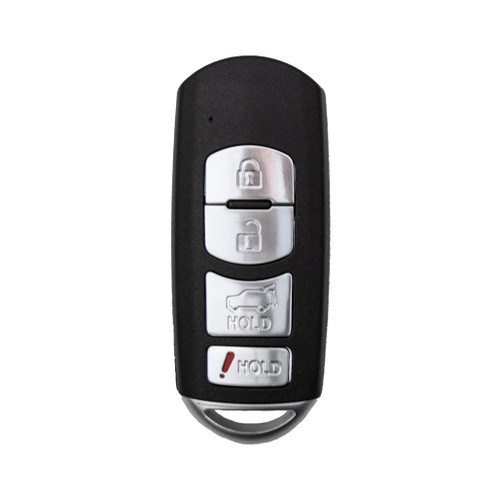 Mazda 4-Button Smart Key WAZX1T763SKE11A04 TEY1-67-5RY 315 MHz, Refurbished Recase Proximity Keys