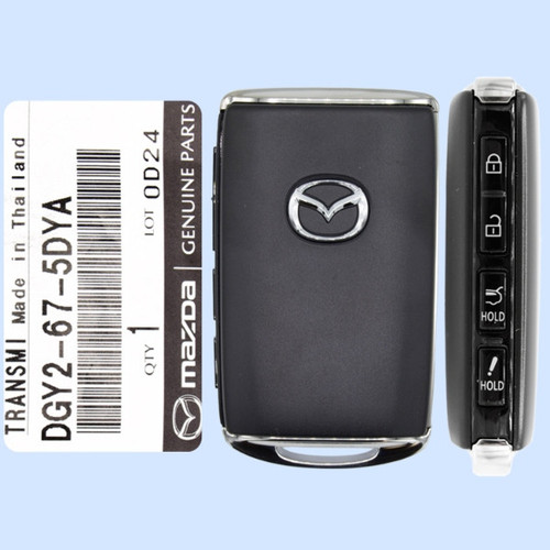Mazda 4-Button Smart Key WAZSKE11D01 DGY2-67-5DYA 315 MHz, New OEM Shop Automotive