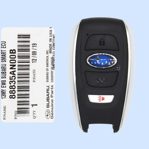 Subaru 4 Button Proximity Key HYQ14AHK 88835 AN00B - New OEM OEM Hidden