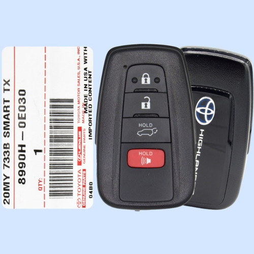 Toyota/Lexus/Scion 4 Button Proximity Key HYQ14FBC - New OEM 172509 Shop Automotive