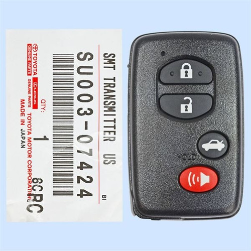 Toyota/Lexus/Scion 4 Button Proximity Key HYQ14ACX - New OEM OEM Hidden