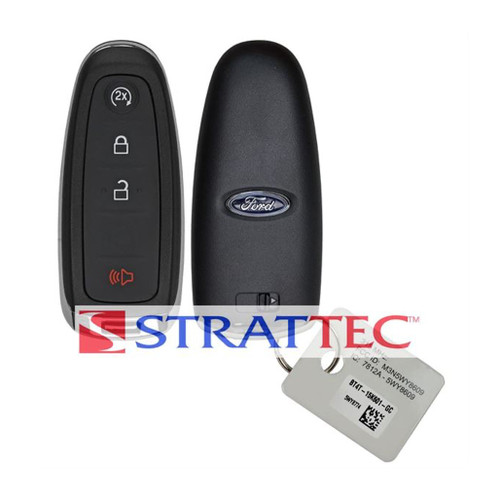 Strattec STRATTEC Ford Logo (5921285) 164-R8091 4-Button Smart Key for Ford (315 MHZ) Shop Automotive