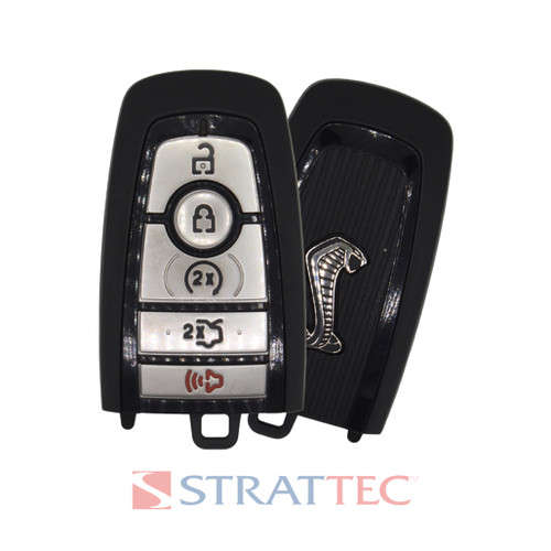 Strattec STRATTEC Cobra Logo (5938043) 164-R8233 5-Button Smart Key for Ford Mustang (902 MHZ) - 2 Way Strattec