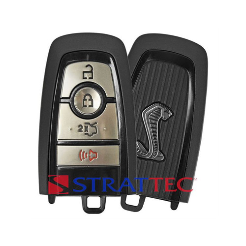 Strattec STRATTEC Cobra Logo (5933021) 164-R8187 4-Button Smart Key for Ford Mustang (315 MHZ) - 1 Way Strattec