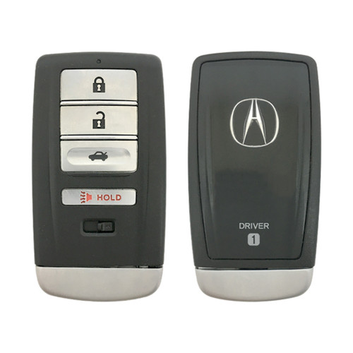 Acura 4 Button Driver 1 Smart Key KR5V21, 72147-TZ3-A22, 433 MHz - Refurbished, Grade A