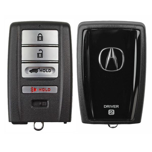 Acura 4-Button Smart Key Driver 2 KR5T21 72147-TJB-A11 433 MHz, Refurbished Grade A Shop Automotive