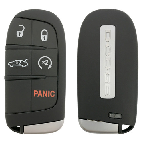 Dodge 5-Button Smart Key M3N-40821302 56046777AB 433 MHz, Refurbished Grade A Keys & Remotes