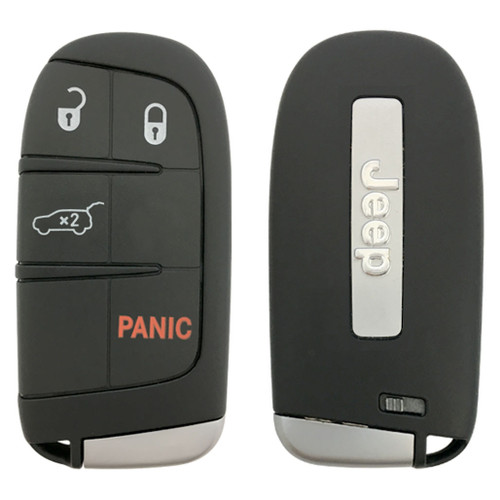 Jeep 4 Button Smart Key M3N-40821302, 68143504AB, 433 MHz - Refurbished, Grade A
