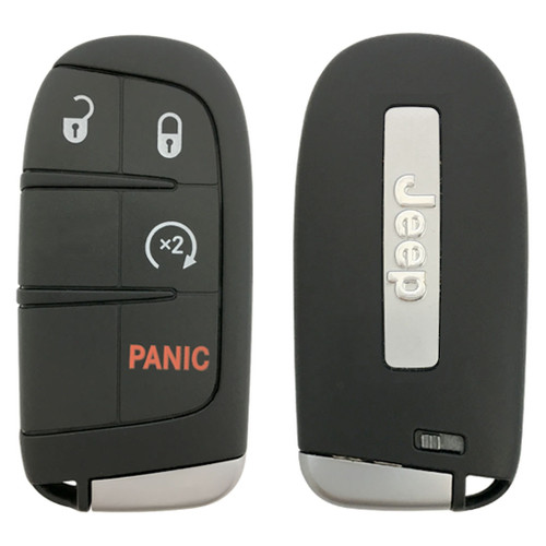 Jeep 4-Button Smart Key M3N-40821302 68143500AB 433 MHz, Refurbished Grade A Keys & Remotes