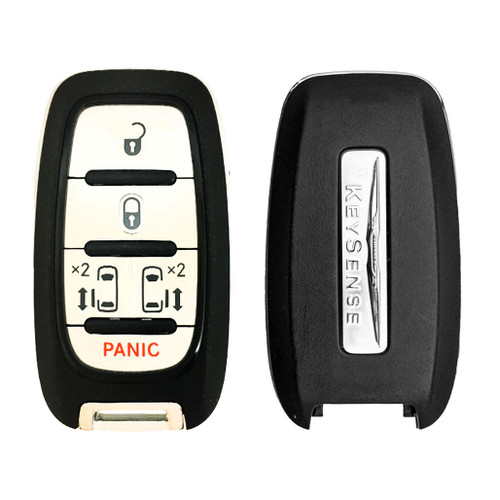 Chrysler 5-Button Smart Key M3N-97395900 68241533AC 433 MHz, Refurbished Grade A Keys & Remotes