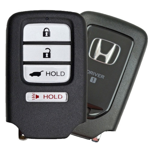 Honda 4 Button Driver 1 Smart Key ACJ932HK1210A, 72147-T0A-A21, 315 MHz - Refurbished, Grade A