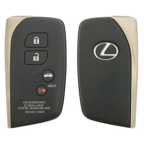 Lexus 4 Button Proximity Remote Smart Key HYQ14ACX / GNE Board 5290 / 89904-50N10 / 89904-50K80 181257 Keys & Remotes