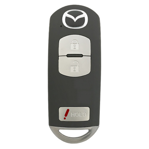 Mazda 3-Button Smart Key WAZX1T763SKE11A04 EHY5-67-5RYA 315 MHz, Refurbished Grade A Keys & Remotes